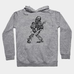 SEEMBO Zombie Playing Guitar Guitarist Musician Music Band Hoodie